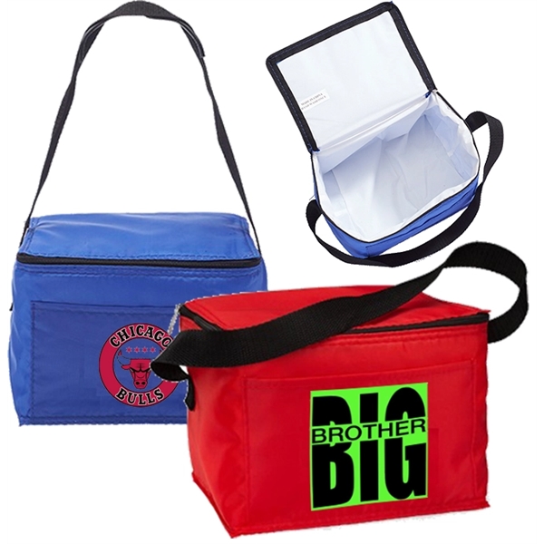 Economy Cooler w/ Custom Imprint Insulated Lunch Bag