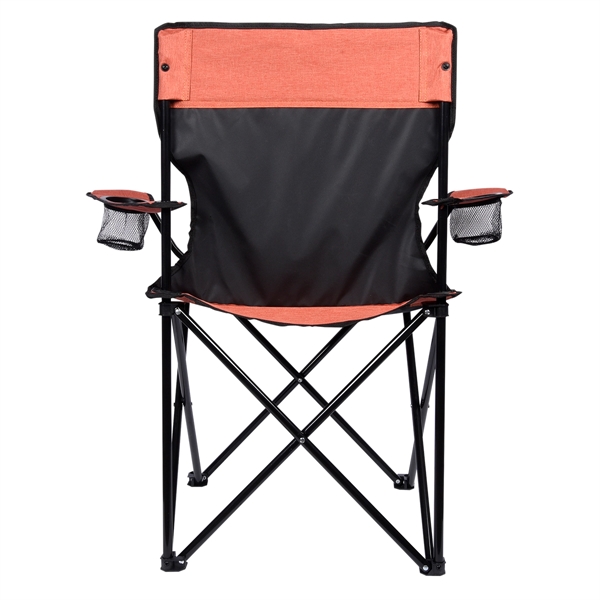 Heathered Folding Chair With Carrying Bag - Image 2
