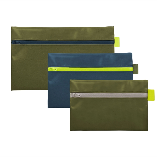 ZIP FRONT POUCH - LEFT OF CENTER - Small - Image 1