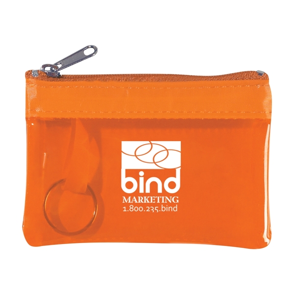 Translucent Zippered Coin Pouch - Image 4