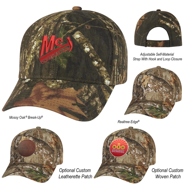 Realtree™ & Mossy Oak® Camouflage Cap - Image 1
