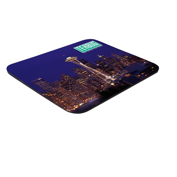 8" x 9-1/2" x 1/8" Full Color Hard Mouse Pad - Image 1
