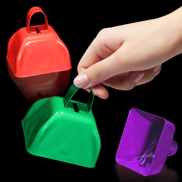 3" Metal Cowbell - Assorted Colors - Image 3