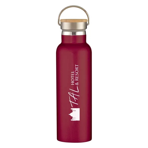 21 Oz. Liberty Stainless Steel Bottle With Wood Lid - Image 12