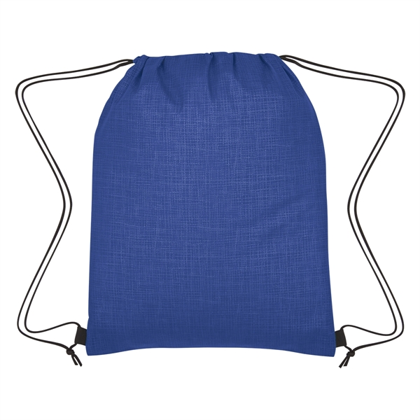 Crosshatch Non-Woven Drawstring Bag - Image 8