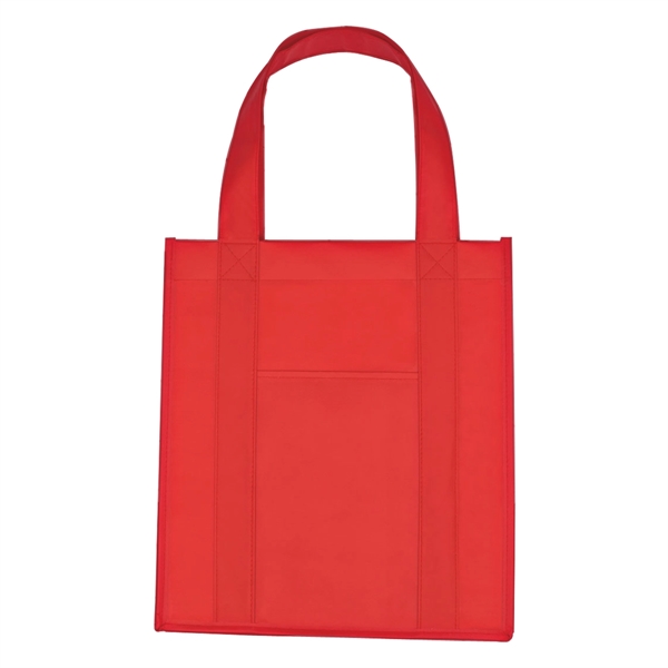 Matte Laminated Non-Woven Shopper Tote Bag - Image 6