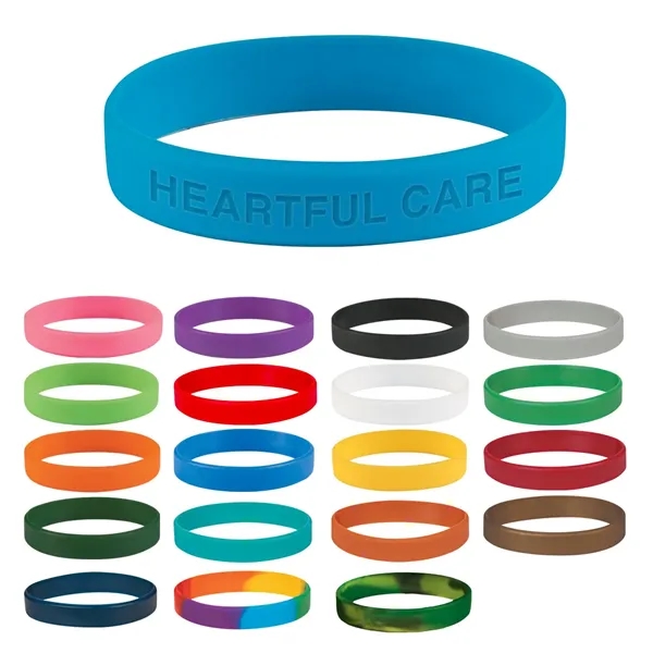 Single Color Silicone Bracelet - Image 1