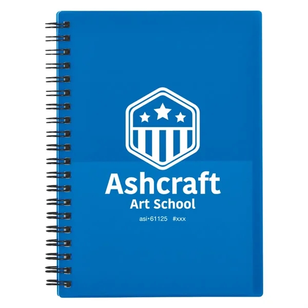 5" x 7" Two-Tone Spiral Notebook - Image 5