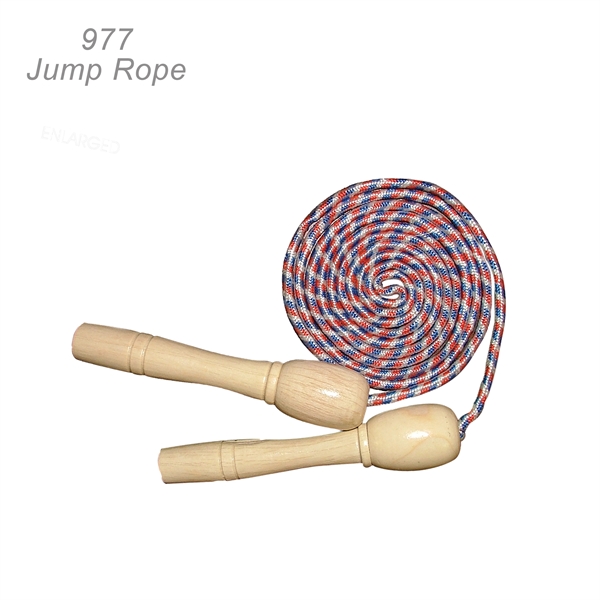84" (7 foot) Wooden Handle Jump Rope, Toy Group - Image 2