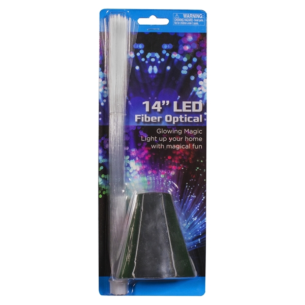 13 1/2" Fiber-Optic LED Light Up Center Piece Decoration - Image 4