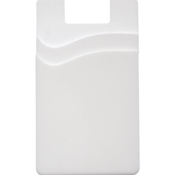 USA Silicone Adhesive Phone Wallet w/ Dual Pocket - Image 2