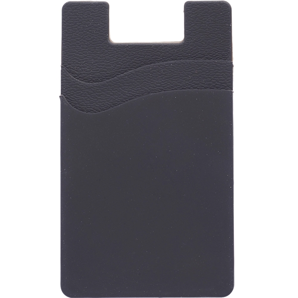 USA Silicone Adhesive Phone Wallet w/ Dual Pocket - Image 3