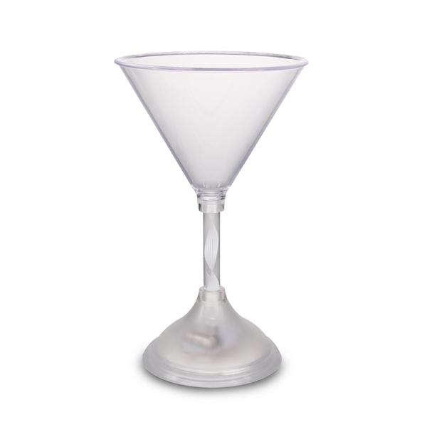 7.5 oz. Martini Glass with Multi-Color LED Lights - Image 3