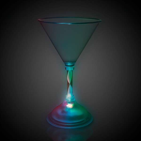 7.5 oz. Martini Glass with Multi-Color LED Lights - Image 4