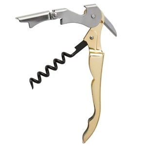 Duo-Lever™Corkscrew, Gold Plated Handle
