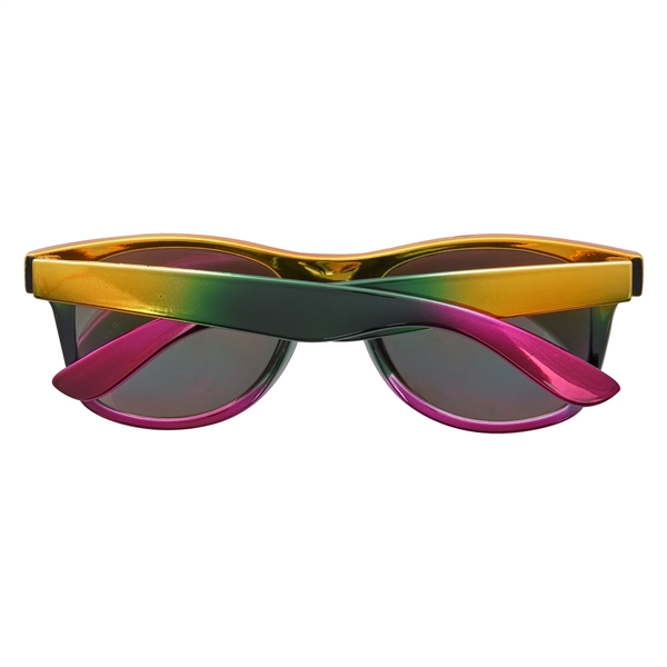 Metallic Rainbow Malibu Sunglasses - Image 4