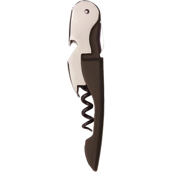 PullPlus™ Waiter's Corkscrew, Enameled Steel Handle - Image 2