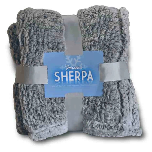 Frost Sherpa Blanket - Image 2