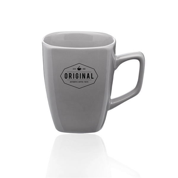 12 oz. Ares Glossy Ceramic Latte Mug - Image 8