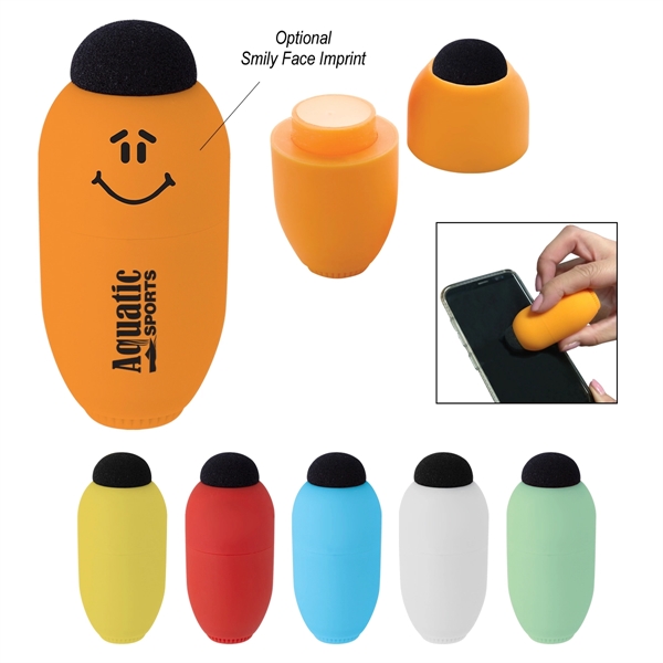 Egg Shaped Lip Moisturizer With Microfiber Top - Image 1