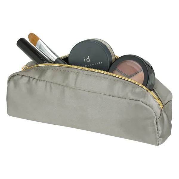 Sadie Satin Cosmetic Pouch - Image 2