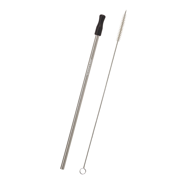 Stainless Steel Straw with Cleaning Brush - Image 5