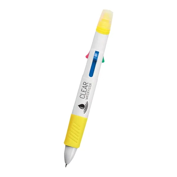 Quatro Pen With Highlighter - Image 5