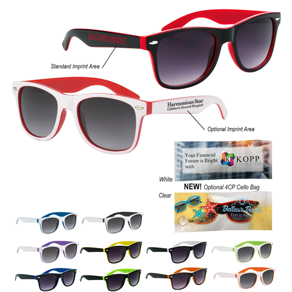 Two-Tone Malibu Sunglasses - Image 1