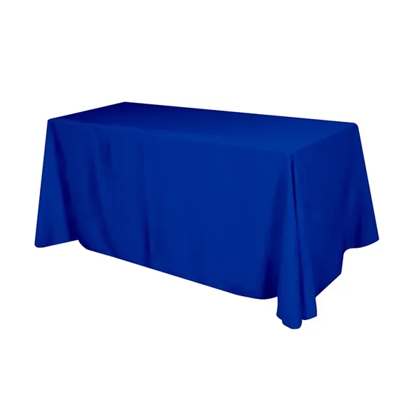 Flat 3-sided Table Cover - fits 6' table (100% Polyester) - Image 2