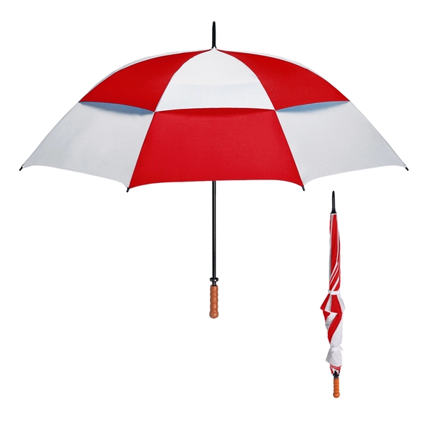 68" Arc Windproof Vented Umbrella - Image 8