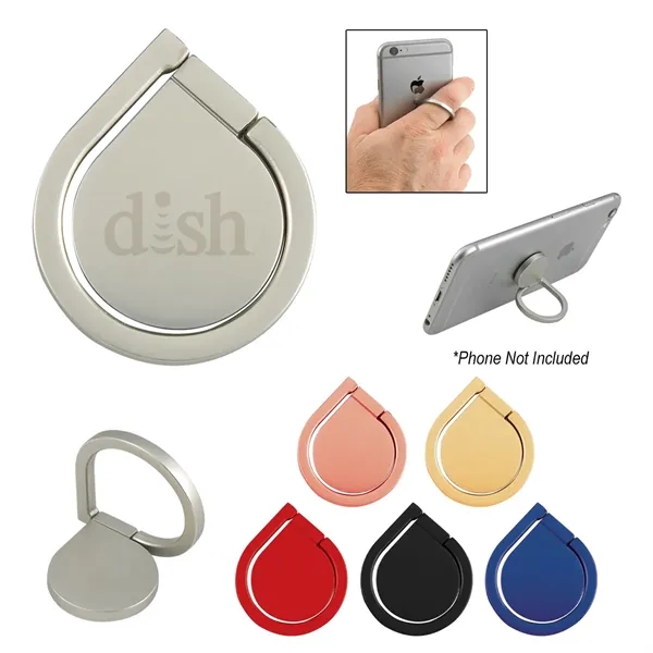 Aluminum Cell Phone Ring And Stand - Image 1