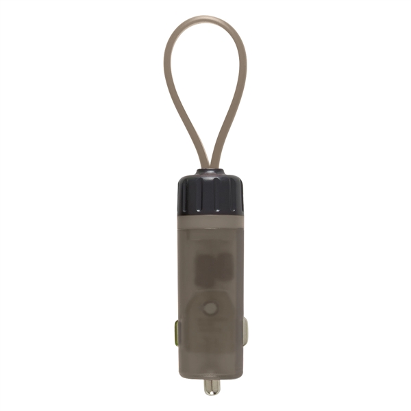 Luminous USB Car Charger Key Strap - Image 4