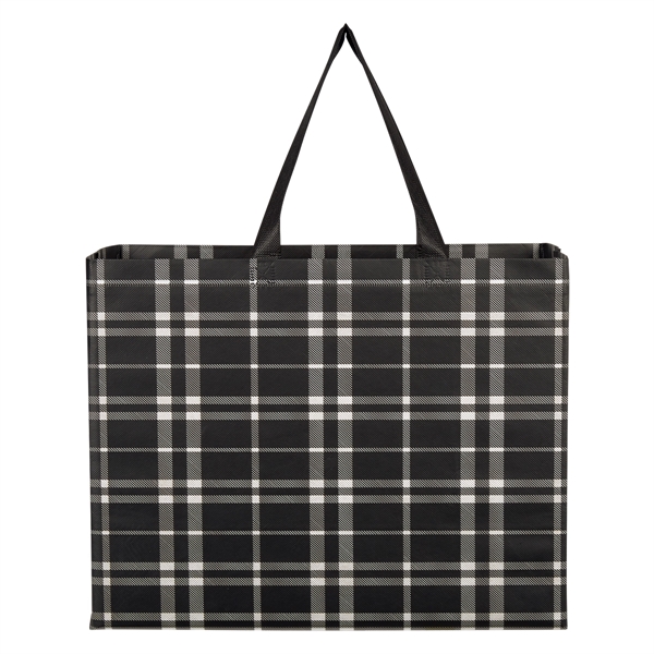 Soho Tartan Laminated Non-Woven Shopper Bag - Image 5