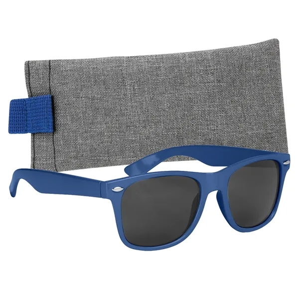 Malibu Sunglasses With Heathered Pouch - Image 3