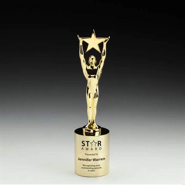 Star Achievement Award on Cylinder - Image 2