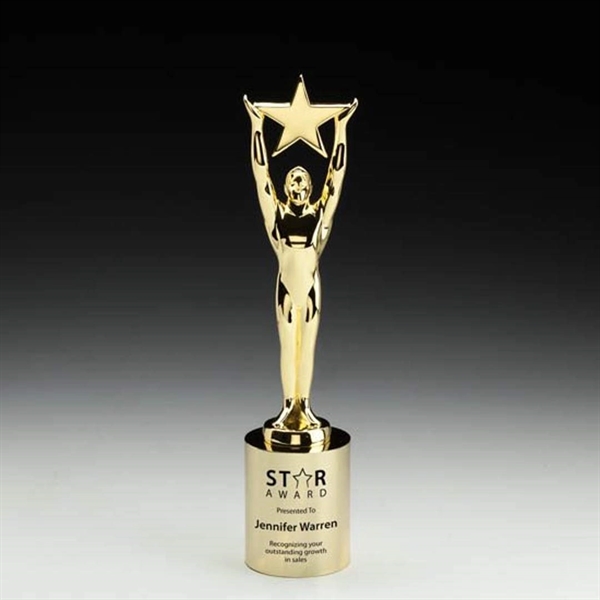 Star Achievement Award on Cylinder - Image 3