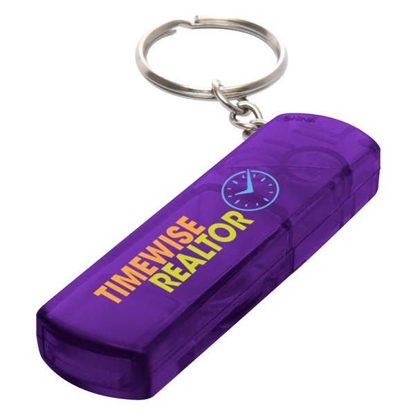 Whistle, Light And Compass Key Chain - Image 9