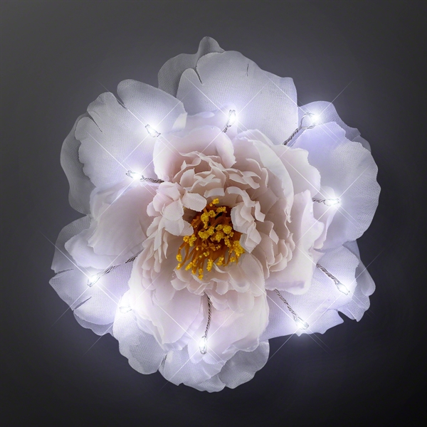 Big Bloom Hair Flowers LED Clips - Image 2
