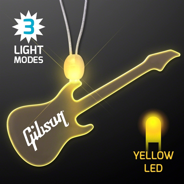 LED Acrylic Guitar Necklace - Image 9