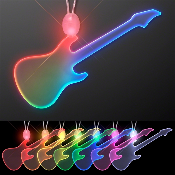 LED Acrylic Guitar Necklace - Image 10