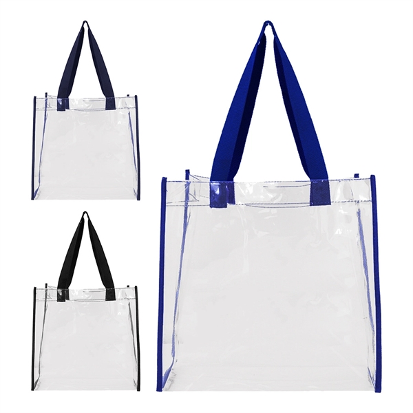 Clear Travel Tote Bag - Image 2