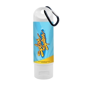 2oz SPF 30 Sunscreen Lotion with Carabiner