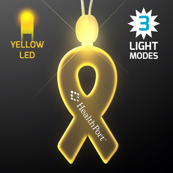 Light-up acrylic ribbon LED necklace - Image 9