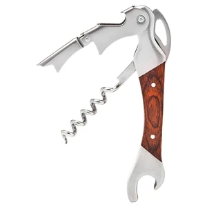 Barkeeper's Two-Lever Corkscrew, Passionwood Handle
