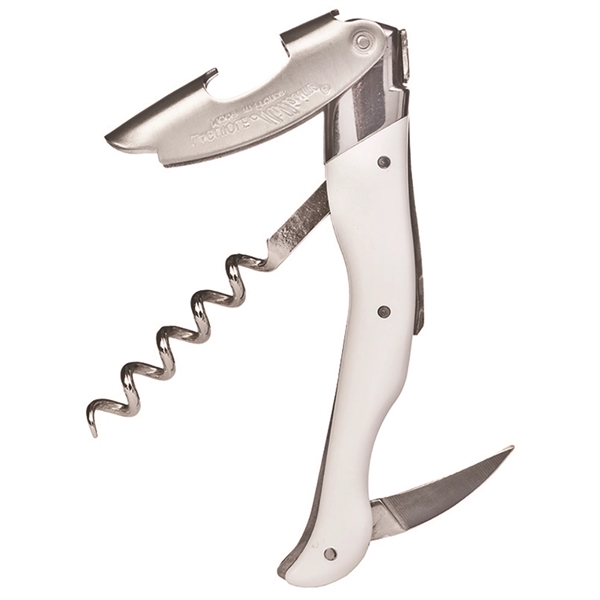 Laguiole Millesime® Corkscrew - White Horn ABS Handle - Image 2