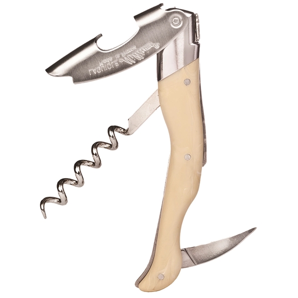 Laguiole Millesime® Corkscrew - Blonde Horn ABS Handle - Image 2