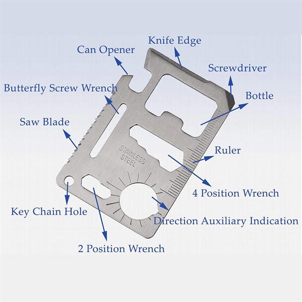 Opener Credit Card Survival Multi Tools With Case - Image 1