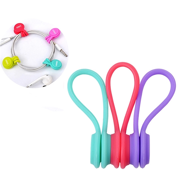 Silicone Cords Winder Magnetic Cable Organizer - Image 2