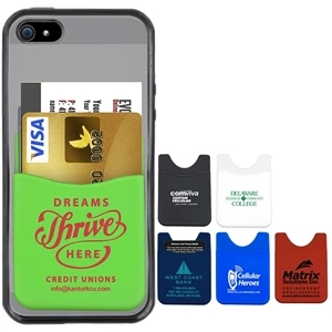 Banker Soft Silicone Cell Phone Wallet