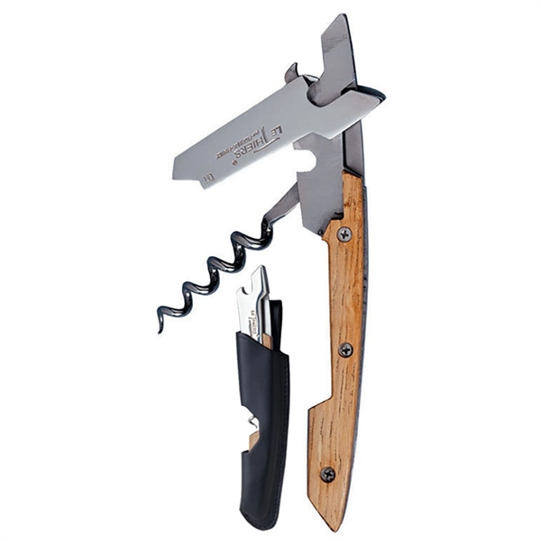 Le Thiers™ Sommelier Corkscrew, Oak Handle - Image 2